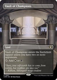 Vault of Champions (Borderless) - Commander Masters - Magic: The Gathering card