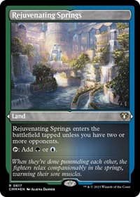 Rejuvenating Springs (Foil Etched) - Commander Masters - Magic: The Gathering card