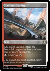 Spectator Seating (Foil Etched) - Commander Masters - Magic: The Gathering card