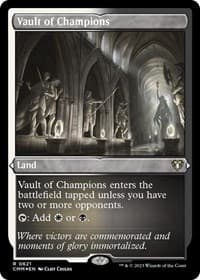 Vault of Champions (Foil Etched) - Commander Masters - Magic: The Gathering card