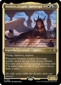 Yennett, Cryptic Sovereign (Foil Etched) - Commander Masters - Magic: The Gathering card