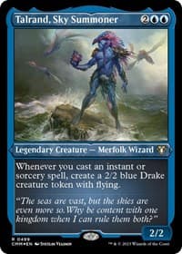 Talrand, Sky Summoner (Foil Etched) - Commander Masters - Magic: The Gathering card