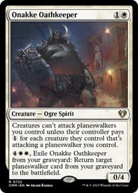 Onakke Oathkeeper - Commander Masters - Magic: The Gathering card