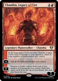 Chandra, Legacy of Fire - Commander Masters - Magic: The Gathering card