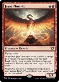 Jaya's Phoenix - Commander Masters - Magic: The Gathering card