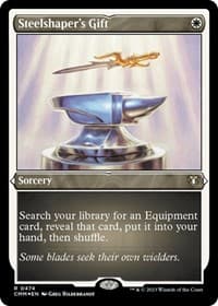 Steelshaper's Gift (Foil Etched) - Commander Masters - Magic: The Gathering card