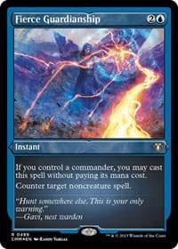 Fierce Guardianship (Foil Etched) - Commander Masters - Magic: The Gathering card