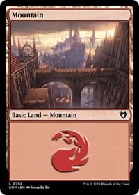 Mountain (0794) - Commander Masters - Magic: The Gathering card