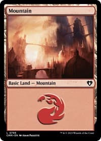 Mountain (0795) - Commander Masters - Magic: The Gathering card