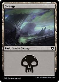 Swamp (0791) - Commander Masters - Magic: The Gathering card