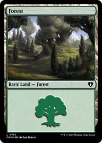 Forest (0797) - Commander Masters - Magic: The Gathering card