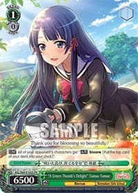 "A Green Thumb's Delight" Tamao Tomoe (Foil) - Revue Starlight -Re LIVE- - Weiss Schwarz card