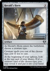 Herald's Horn - Commander Masters - Magic: The Gathering card