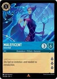 Maleficent - Uninvited - The First Chapter - Disney Lorcana card