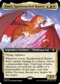 Leori, Sparktouched Hunter (Extended Art) - Commander Masters - Magic: The Gathering card
