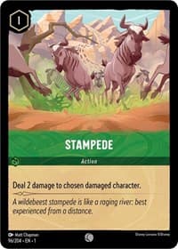 Stampede - The First Chapter - Disney Lorcana card