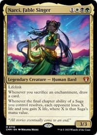 Narci, Fable Singer - Commander Masters - Magic: The Gathering card