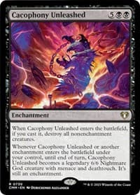 Cacophony Unleashed - Commander Masters - Magic: The Gathering card