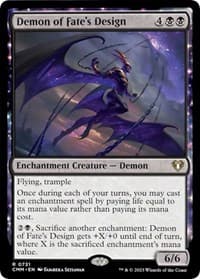 Demon of Fate's Design - Commander Masters - Magic: The Gathering card