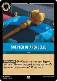 Scepter of Arendelle - The First Chapter - Disney Lorcana card