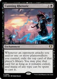 Cunning Rhetoric - Commander Masters - Magic: The Gathering card