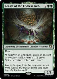 Arasta of the Endless Web - Commander Masters - Magic: The Gathering card