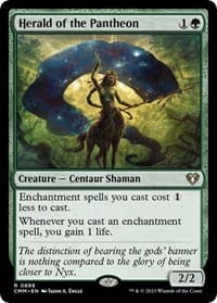 Herald of the Pantheon - Commander Masters - Magic: The Gathering card