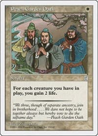 Peach Garden Oath - Portal Three Kingdoms - Magic: The Gathering card