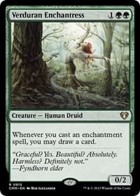Verduran Enchantress - Commander Masters - Magic: The Gathering card