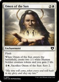Omen of the Sun - Commander Masters - Magic: The Gathering card