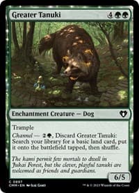 Greater Tanuki - Commander Masters - Magic: The Gathering card