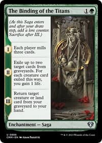 The Binding of the Titans - Commander Masters - Magic: The Gathering card