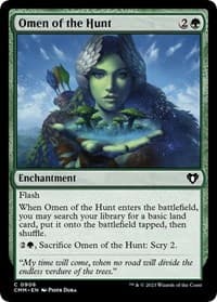 Omen of the Hunt - Commander Masters - Magic: The Gathering card
