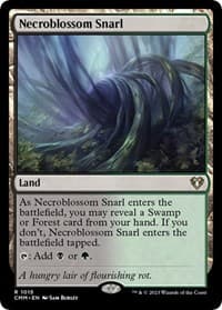 Necroblossom Snarl - Commander Masters - Magic: The Gathering card
