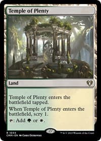 Temple of Plenty - Commander Masters - Magic: The Gathering card