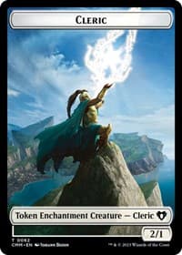Cleric // Cat Beast Double-Sided Token - Commander Masters - Magic: The Gathering card