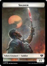 Soldier // Servo Double-Sided Token - Commander Masters - Magic: The Gathering card