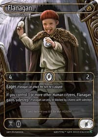 Flanagan (Box Topper) - Genesis [Kickstarter] - Kryptik TCG card