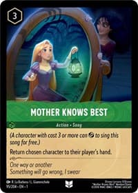 Mother Knows Best - The First Chapter - Disney Lorcana card