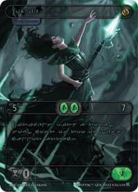 Moxie (Green Kryptik Language) - Genesis [Kickstarter] - Kryptik TCG card