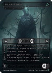 Dookraka (Silver Kryptik Language) - Genesis [Kickstarter] - Kryptik TCG card