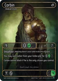 Corbin (Box Topper) - Genesis [Kickstarter] - Kryptik TCG card