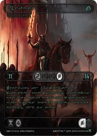 Osiris (Green Kryptik Language) - Genesis [Kickstarter] - Kryptik TCG card