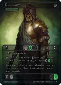 Corbin (Silver Kryptik Language) - Genesis [Kickstarter] - Kryptik TCG card