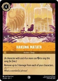 Hakuna Matata - The First Chapter - Disney Lorcana card
