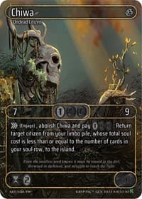 Chiwa (Box Topper) - Genesis [Kickstarter] - Kryptik TCG card