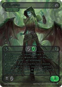 Alona (Green Kryptik Language) - Genesis [Kickstarter] - Kryptik TCG card