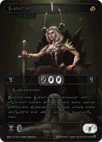 Fiona (Green Kryptik Language) - Genesis [Kickstarter] - Kryptik TCG card