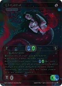 Azizi (Green Kryptik Language) - Genesis [Kickstarter] - Kryptik TCG card
