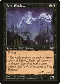 Feral Shadow - Mirage - Magic: The Gathering card